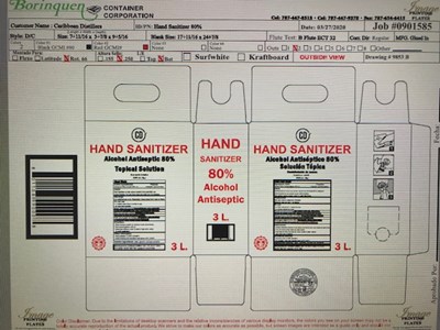 3000 mL Label (Hs Bib 3l)